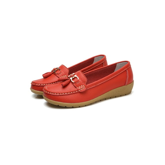 Difumos Women Casual Flat Flats Comfort Low Top Loafers Work Breathable Round Toe Moccasins