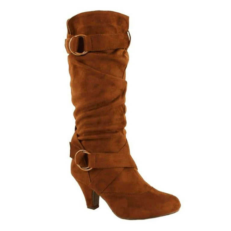 Ladies kitten deals heel boots