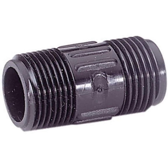 Dig D49 0.75 in. Pipe Thread To 0.75 in. Hose Thread- Black Coupling