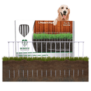 Dig Defence Dog Fence No Dig Barrier Fence Panels for Large Pets and Yard Protection 4 Pk up to 12 feet