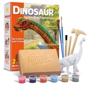 Piano Potato Dinosaur Brachiosaurus 2-in-1 Dig & Build Kit, Fossil Digging Kit for Kids Ages 6 12 , Complete Educational Toy with Tools, Paint & Display Model