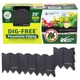 thumbnail image 1 of Master Mark Dig-Free Pound-able Landscape Edging, Garden Edging Border, Plastic (Black) 97221, 1 of 9