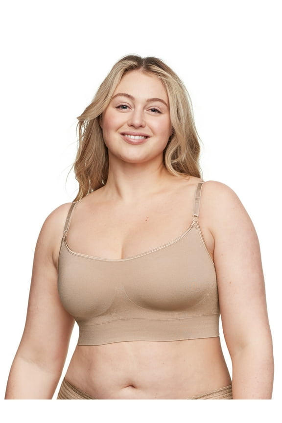Warners® Blissful Benefits Women's Dig-Free Comfort Band with Seamless Stretch Wireless Lightly Lined Comfort Bra