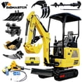 DigMaster 1.8 Ton Mini Excavator, D722 Kubota 3-Cylinder Diesel Engine ...