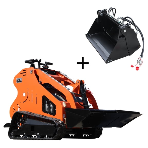 DigMaster 13.5HP Mini Track Skid Steer Loader Gas Engine 551 lb Lift Capacity Ideal for Small to Medium Jobs and Tight Spaces EPA Certified