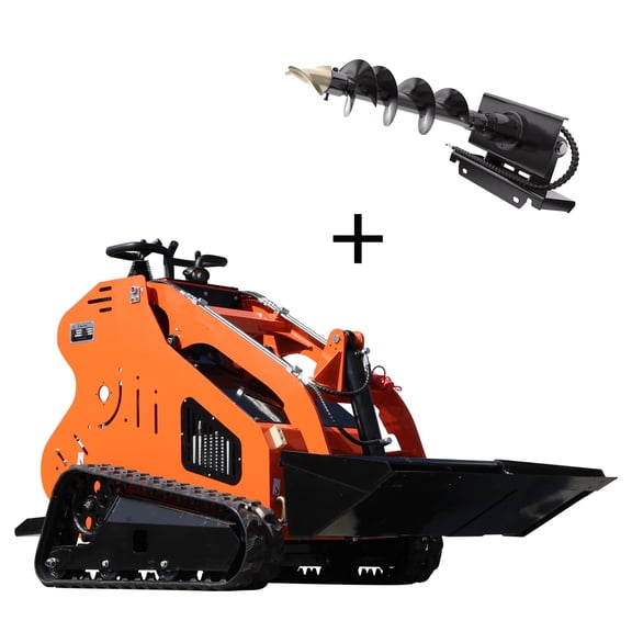 DigMaster 13.5HP Mini Track Skid Steer Loader Gas Engine 551 lb Lift Capacity Ideal for Small to Medium Jobs and Tight Spaces EPA Certified