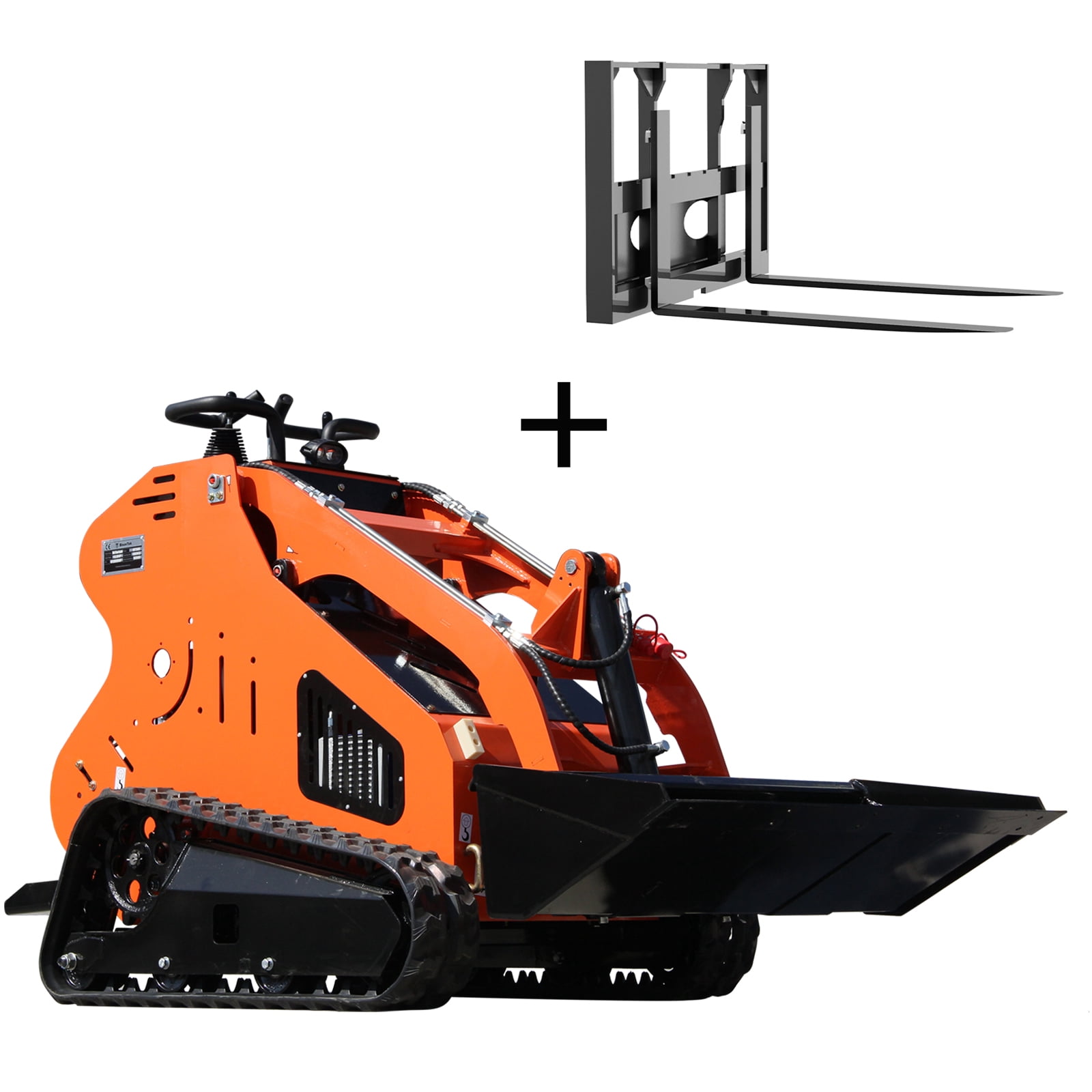 DigMaster 13.5HP Mini Track Skid Steer Loader Gas Engine 551 lb Lift ...