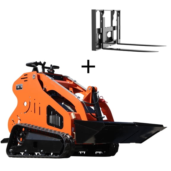 DigMaster 13.5HP Mini Track Skid Steer Loader Gas Engine 551 lb Lift Capacity Ideal for Small to Medium Jobs and Tight Spaces EPA Certified