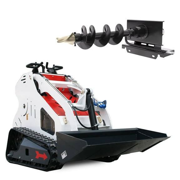 DigMaster 13.6 HP B&S Gasoline Engine Mini Skid Steer Track Loader EPA Certified for Farm Construction and Landscaping