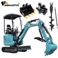 DigMaster 2.5 Ton Mini Excavator, D902 Kubota 3-Cylinder Diesel Engine ...