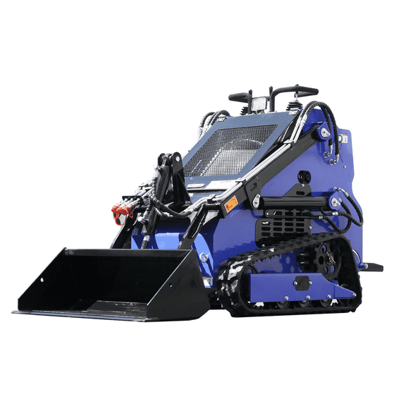 DigMaster 23HP Mini Skid Steer Loader with EPA-Certified Two-Cylinder Gasoline Engine for Landscaping Farm Snow Removal and Winter Snow Removal