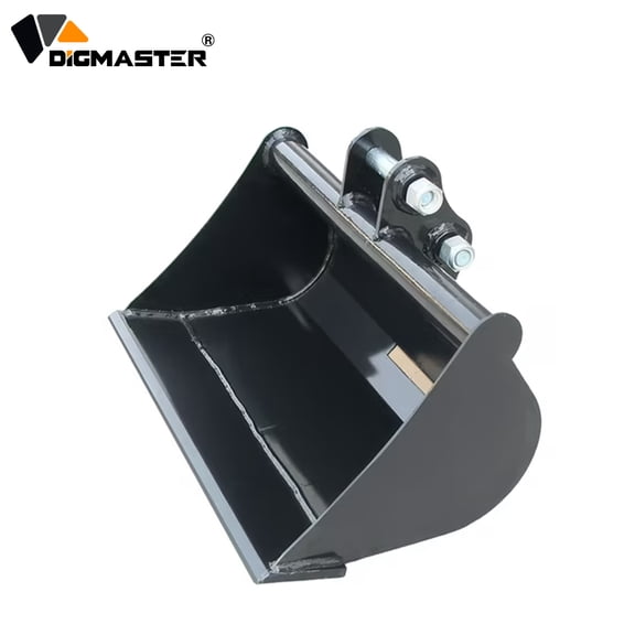 DigMaster 600mm Slurry Bucket Suitable for 0.8-1.5Ton Mini Excavators Made of High-strength Steel Effectively Removes Silt and Sand