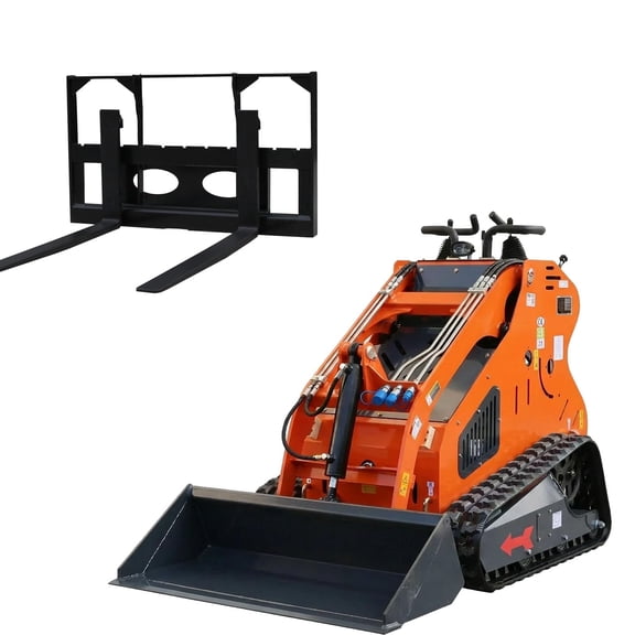 DigSwift 23HP Mini Skid Steer Loader, Gas Powered Tracked Stand-On Loader for Landscaping, Material Handling, Construction & Farm Work