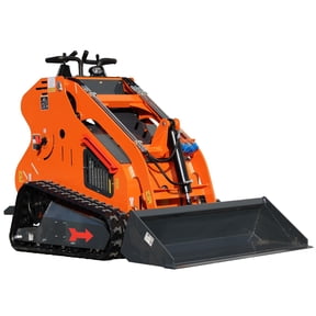 DigSwift  23HP Mini Skid Steer Loader, Gas Powered Tracked Stand-On Loader for Landscaping, Material Handling, Construction & Farm Work