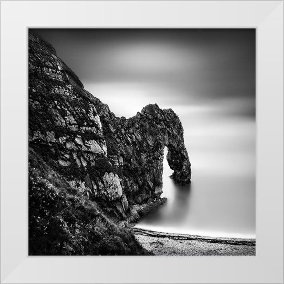 Digalakis, George 12x12 White Modern Wood Framed Museum Art Print Titled - Jurasic Coast Impressions