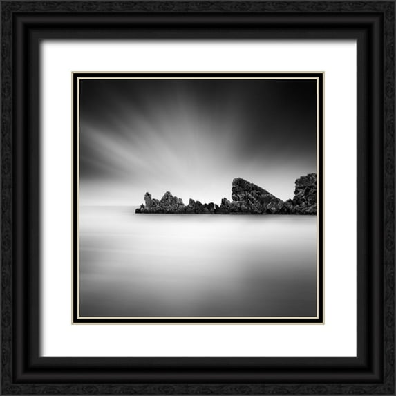 Digalakis, George 26x26 Black Ornate Wood Framed with Double Matting Museum Art Print Titled - A Series Of Rocks