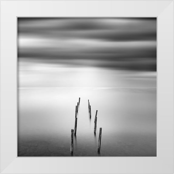 Digalakis, George 26x26 White Modern Wood Framed Museum Art Print Titled - As Time Goes By 003