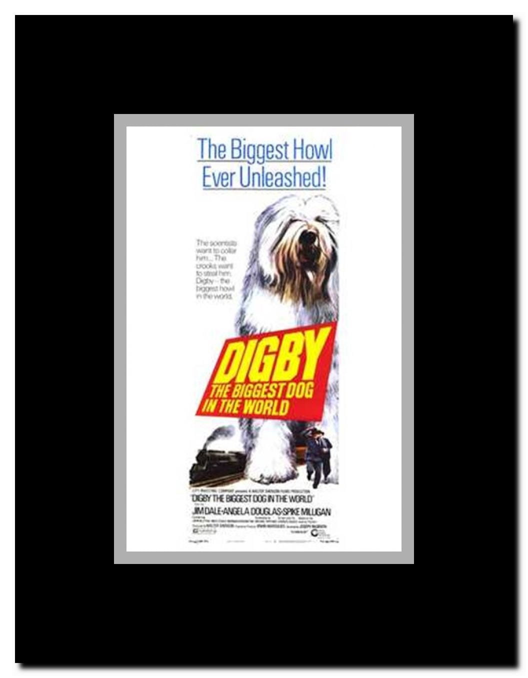 Digby the Biggest Dog in World Framed Movie Poster