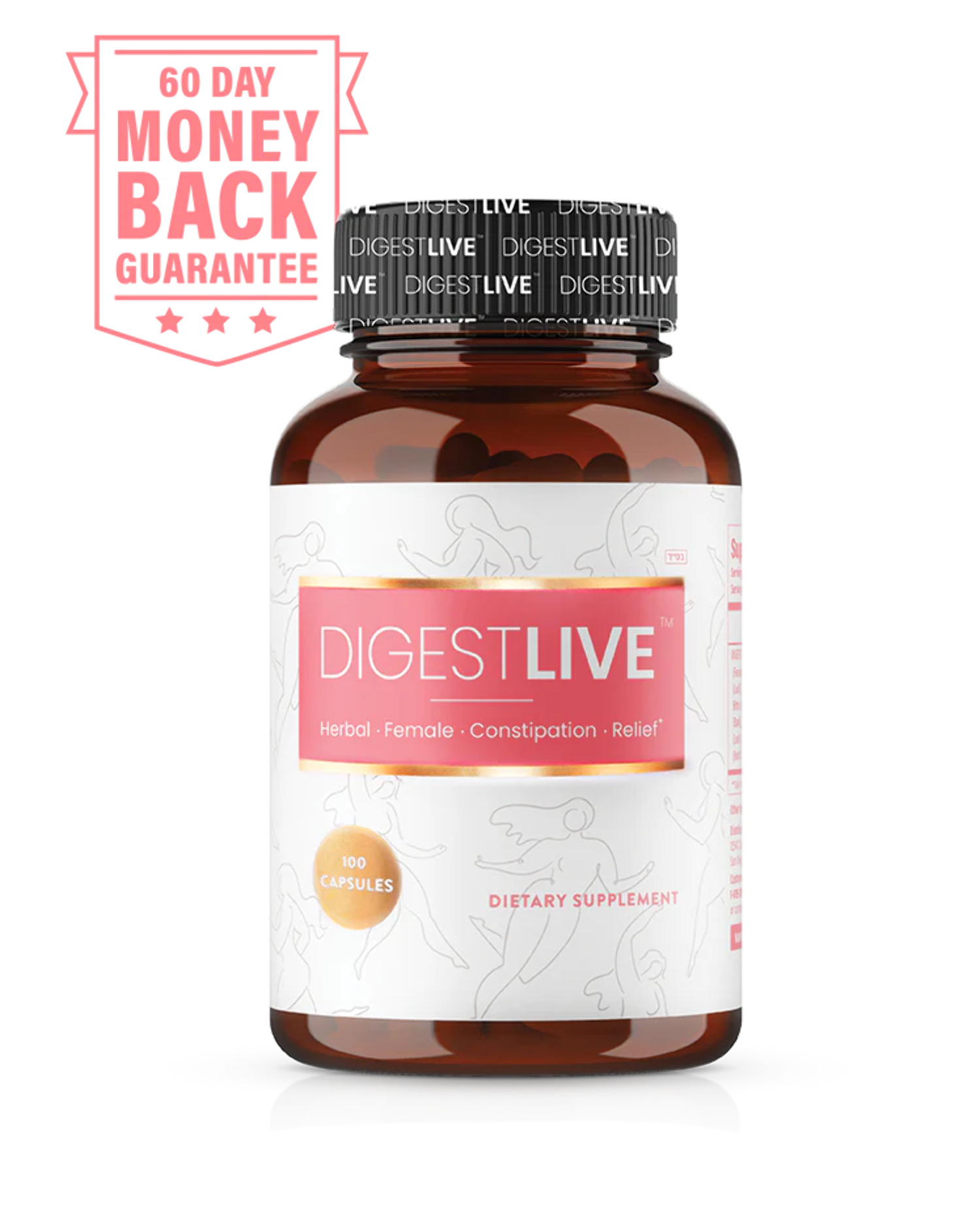 DOK 100mg. Docusate Sodium 100mg Stool Softener for Constipation Relief