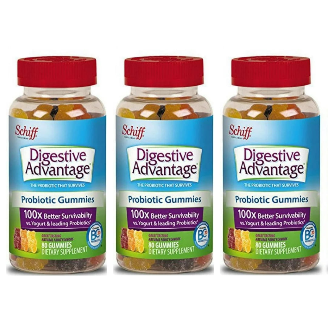 Digestive Advantage Daily Probiotic Gummies For Digestive Health, Gut