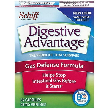 Digestive Advantage Gas Defense Probiotic, 32 Capsules