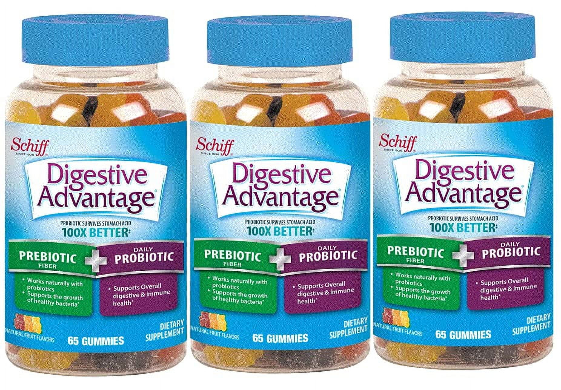 Digestive Advantage Prebiotic Fiber Plus Probiotic Gummies, 65 Count 3