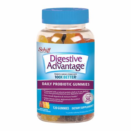 Schiff Digestive Advantage Probiotic, 120 Gummies