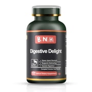 Digestive Delight Digestive Support Supplement, Supports Gut Health & Digestive Balance, Herbal Formula,180 Capsules