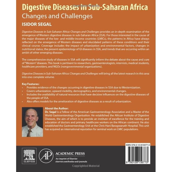 Pre-Owned Digestive Diseases in Sub-Saharan Africa: Changes and Challenges [Paperback] Segal MBBCh PhD FRACP FRCP(London), Isidor