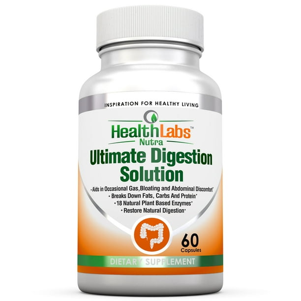 Digestive Enzymes Irritable Bowel Syndrome Relief 60 Capsules