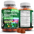 thumbnail image 1 of Clean Nutraceuticals Digestive Enzymes with Probiotics & Prebiotics for Digestive Health Gummies & L-Glutamine for Gut Health Bromelain Apple Pectin Inulin FOS Plant Based Vegan Gummy Vitamins, 1 of 9