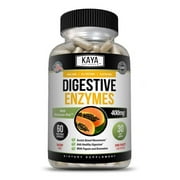 Digestive Enzymes w/ Prebiotic & Probiotics, Gas, Constipation & Bloating Relief 60 Capsules