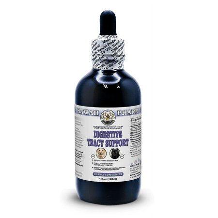 Digestive Tract Support Natural Alcohol-FREE Liquid Extract, Pet Herbal Supplement. Expertly Extracted by Trusted HawaiiPharm Brand. Absolutely Natural. Proudly made in USA. Glycerite 4 Fl.Oz