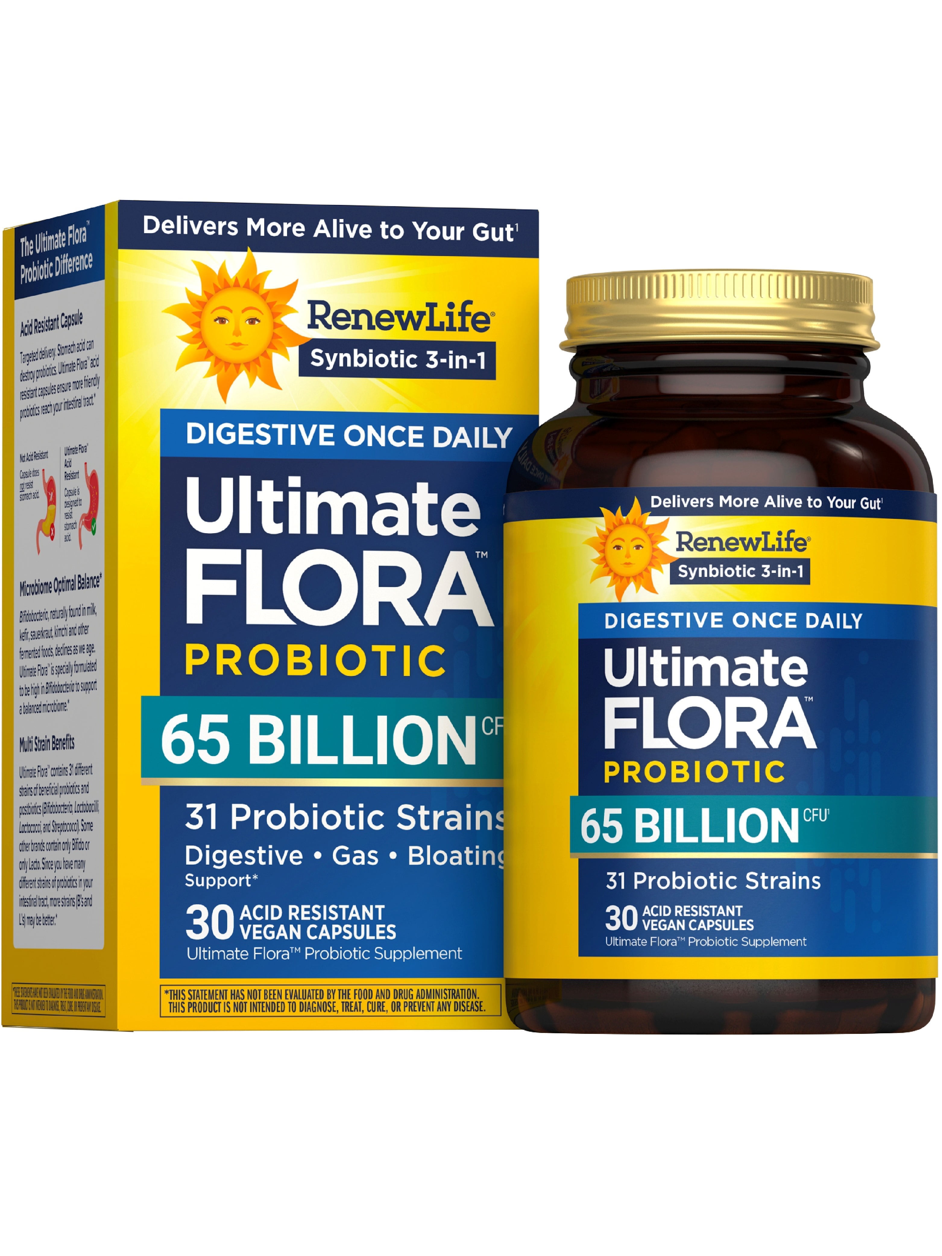 Digestive Ultimate Flora Probiotics | 65 Billion CFU | 30 Delayed Digestive Ultimate Flora Probiotics | 65 Billion CFU | 30 Delayed