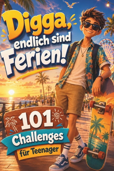 Digga, endlich sind Ferien! - 101 Ferien-Challenges fÃ¼r Teenager, (Paperback)