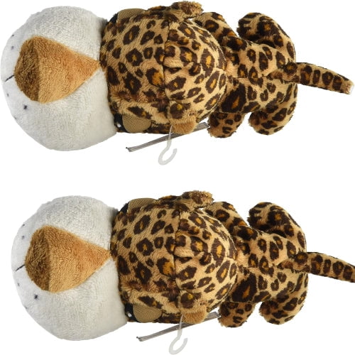 Digger's FatHedz Mini Cheetah Dog Interactive Toy 2-Pack