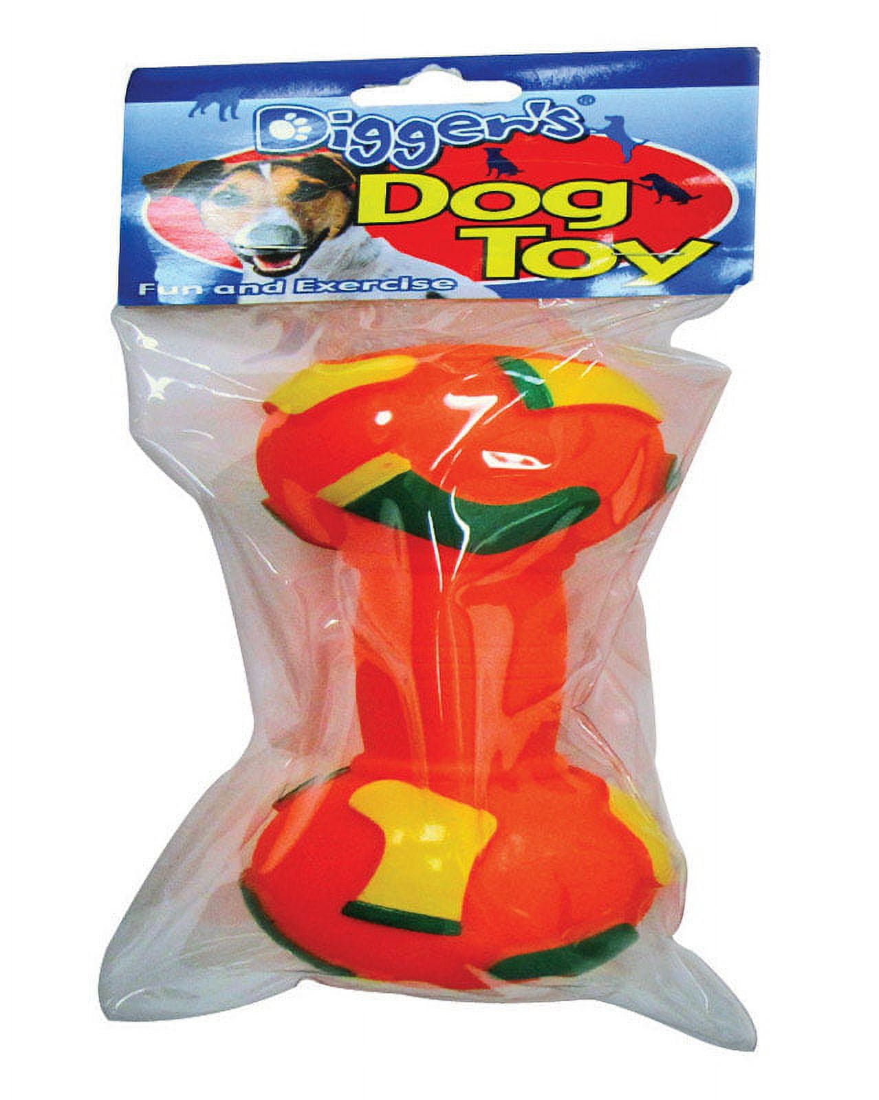 Diggers 51657 Vinyl Dog Toy, Large