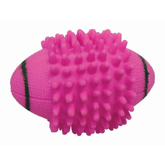 Diggers 52984 Vo-Toys Vinyl Spiked Football Dog Toy, Medium