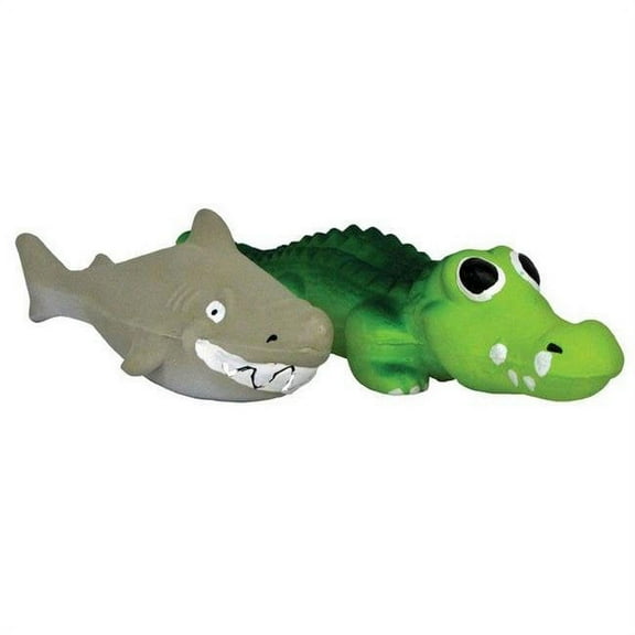 Boss Pet Digger's Assorted Latex Sea Monster Squeaky Dog Toy Large 1 pk