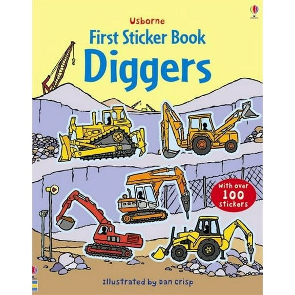 Diggers (Usborne Sticker Books)