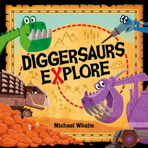 Diggersaurs Explore Michael Whaite (Paperback)