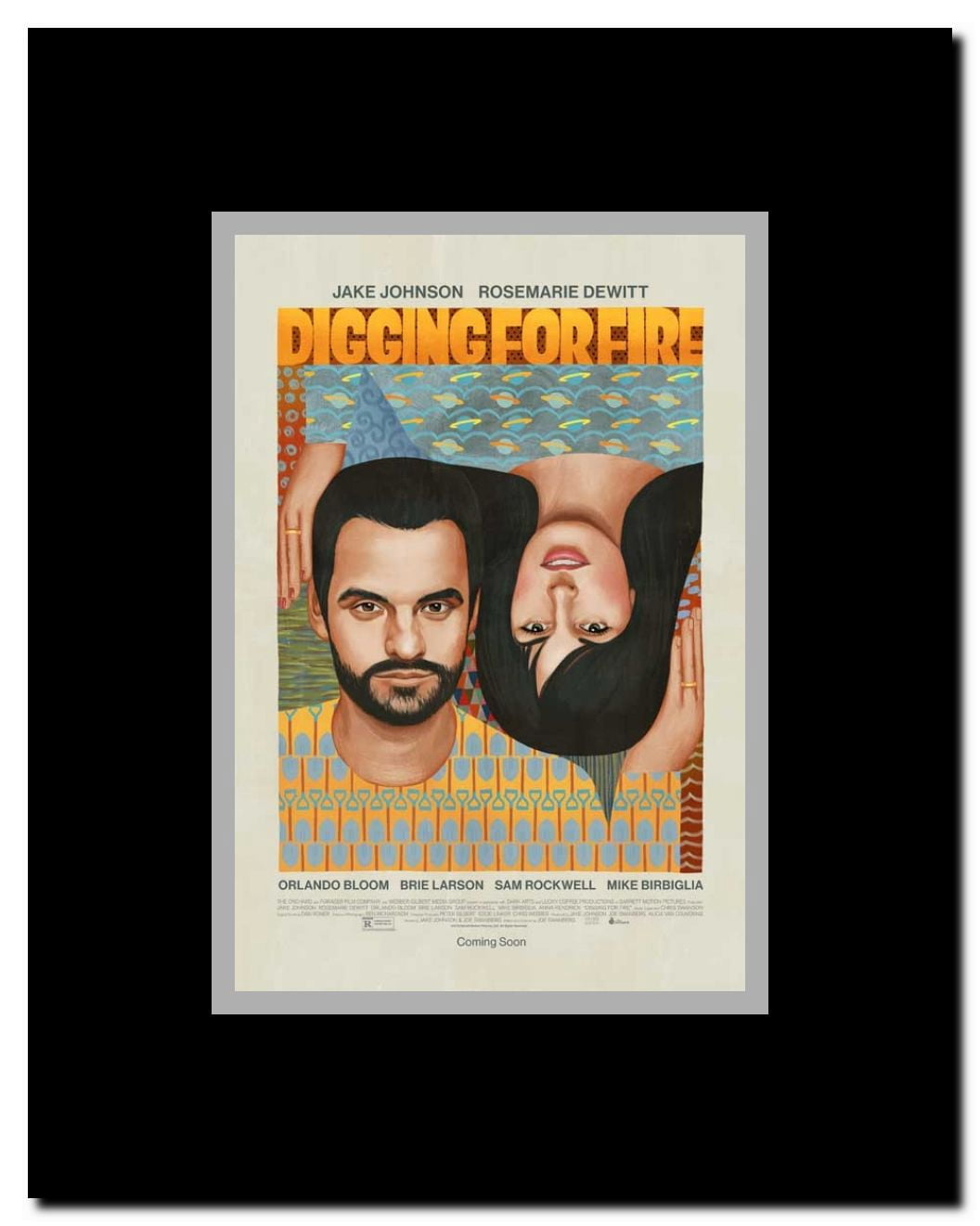 Diggin for Fire Framed Movie Poster