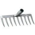 Digging Harrow Rake Head Part Premium Material Rake Head Lawn Rake Head ...