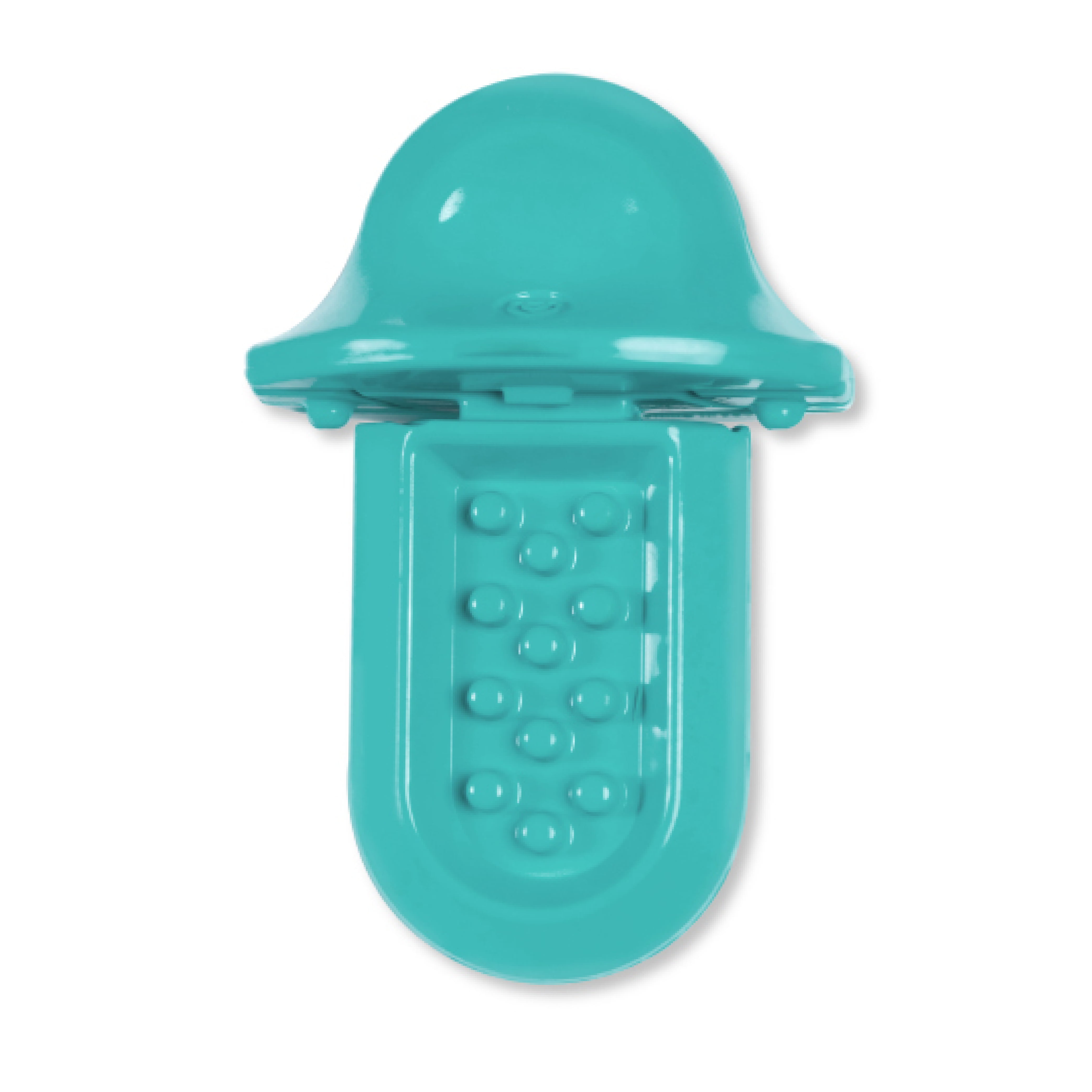 Diggs Groov Treat Dispenser Dog Toy and Crate Training Aid, Turquoise