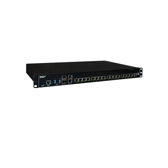 Digi Connect EZ 16, Serial Server, 16-port, RS-232, US Power Cord