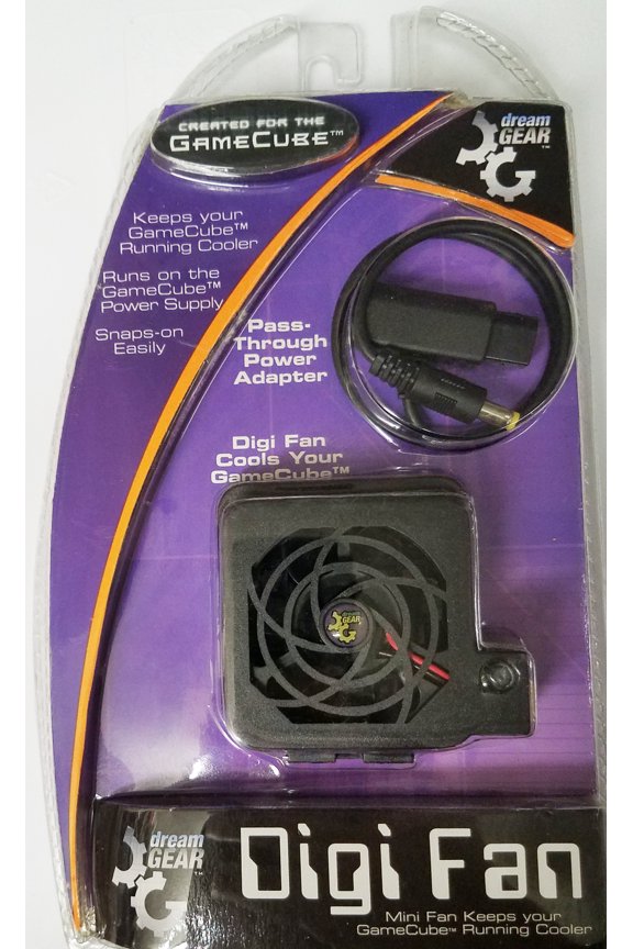 Digi Fan for Nintendo GameCube in Black By DreamGEAR