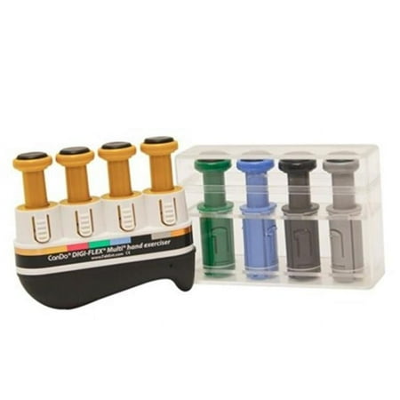 Digi-Flex Multi, Gold with 4 Additional Finger Buttons, Green, Blue, Black & Silver