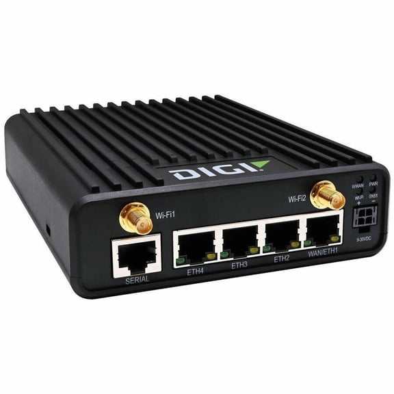 Digi IX25-RA-1G Wi-Fi 6E IEEE 802.11 a/b/g/n/ac/ax 2 SIM Cellular Ethernet Modem/Wireless Router TAA Compliant IX25RA1G