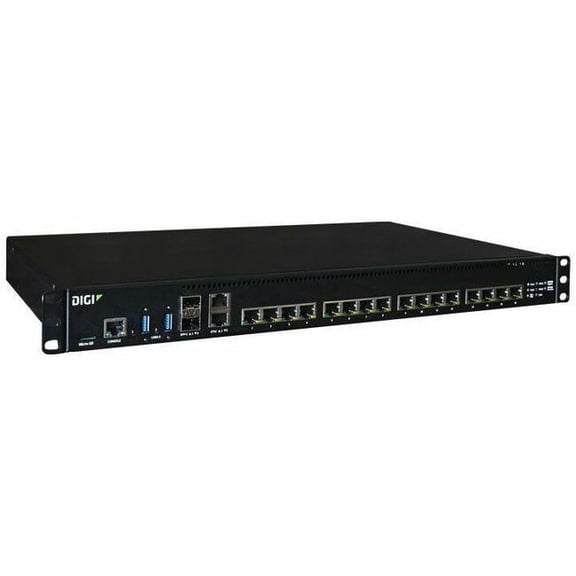 Digi Connect Ez 16 Mei Serial Server, 16 Rs-232/422/485 Serial Ports, Us Power Cord