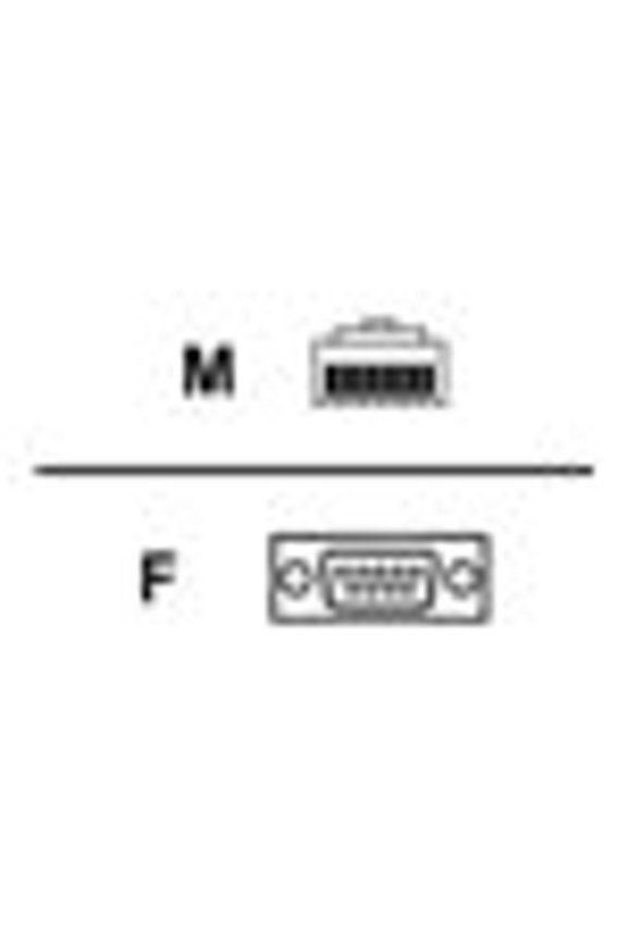 48IN RJ45/DB9F CROSSOVER CABLE 10PIN